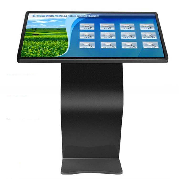21.5" inch floor stand all-in-one LCD interactive kiosk touchscreen commercial PC for POS