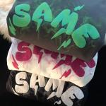 220 gsm 100% Cotton Soft Unisex T-shirts Streetwear Round Neck 3D Puff Print T