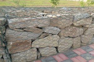China Hexagonal 1mx1mx1m Galvanized Welded Gabion Box For Retaining Wall wholesale