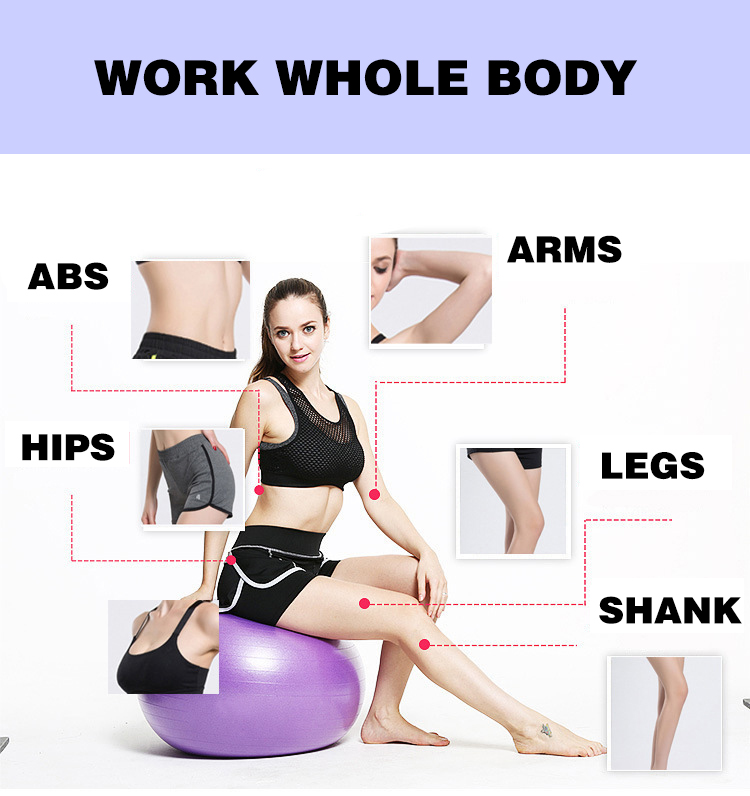 Gym Exercise Eco Friendly Yoga Ball Balance PVC Yoga Ball