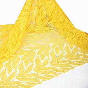 China Hot selling embroidered guipure water soluble lace fabric on sale
