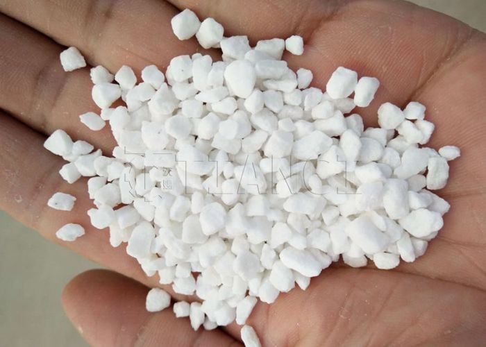 Irregular Particles Ammonium Sulfate Granules Double Roll Extrusion Granulator