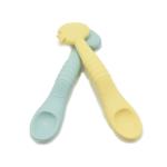 BPA Lead Vinyl Free Silicone Feeding Spoon Gum Friendly