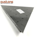 PVDF Coating 1.2mm Trim In Silver Office Ceiling Tiles