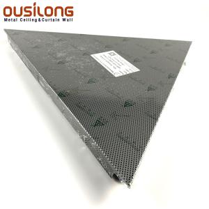 China PVDF Coating 1.2mm Trim In Silver Office Ceiling Tiles wholesale