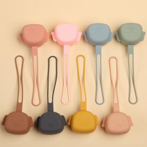 China Dishwasher Safe Molding In One Cute Baby Silicone Products Puppy Shaped wholesale