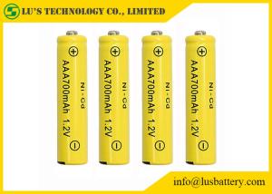 China Professional NICD AAA 700mah Rechargeable Batteries Wide Temperature Range wholesale