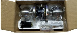 Polished Entry Hardware Sets With Brass Cylinder Customized Service