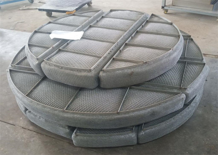 2205 100Mm 144Kg/M3 Wire Mesh Demister Pad Liquid Filtration
