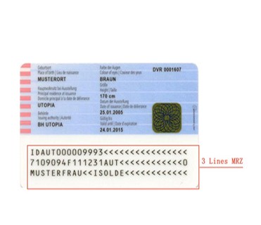 Sinosecu Free SDK ICAO e Scanner Document Reader Visible Illumination Windows/Linux