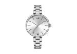 Water Resistant Women'S Stainless Steel Watch , Swirl Mark Dial Metal Strap