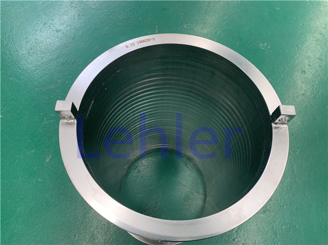 300mm Length Wedge Wire Filter Elements 178mm Diameter 0.05mm Slot ISO9001