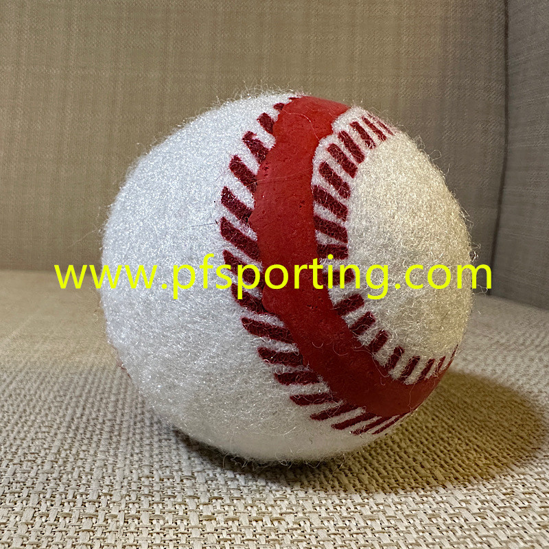 Factory Customized Logo Printed Rubber Tennis Ball Eco-friendly Material Dog Training Toys Balls Interactive Pet Toy Bal