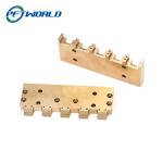 Lathe 5Axis Precision Brass Turned Parts , Electrophoresis Brass Machined