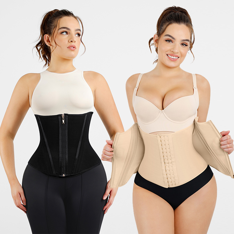 Breathable Modeling Waist Trainer for Women Firm Control and Lace Decoration by HEXIN
