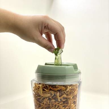 PET Airtight Lockable Containers , Plastic Lock Storage Containers