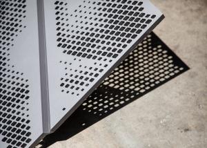 China 1050 Decorative Sheet Metal Panels Perforated Aluminium Mesh Sheet wholesale
