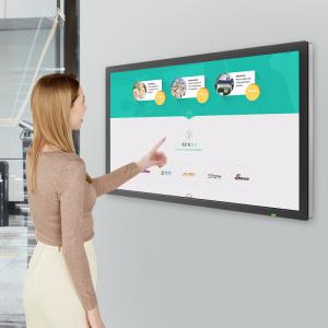 China Gas Station Commercial Monitors Digital Signage Multi Touch Screen 65&quot; wholesale