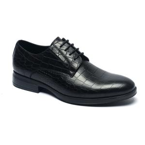 China Durable Breathable Autumn Black Leather Dress Shoes wholesale