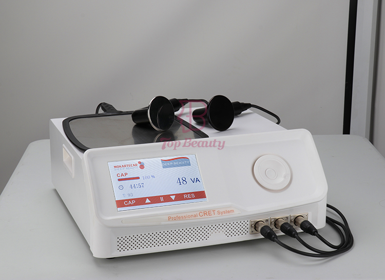 Deep 448khz Diathermy Tecar Therapy Machine For Plantar Fasciitis