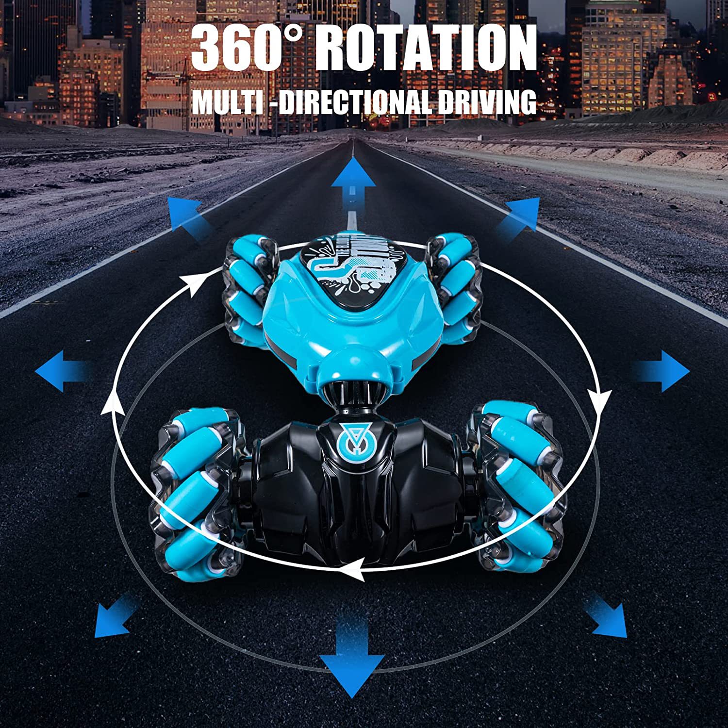 Twisted Car Lighting Music Stunts Climbing Car with Gesture Sensing Control and Remote
