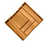 Kitchen Expendable Utensils Cutlery Tray Drawer Organizer Box Bamboo
