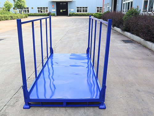 Customized Color Portable Stacking Racks With 50mm Wheel 1500kg Load Capacity