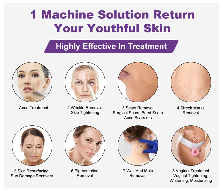V11 Factory Price Skin Rejuvenation Tightening Resurfacing Acne Treatment Fractional Laser Machine For Beauty Salon