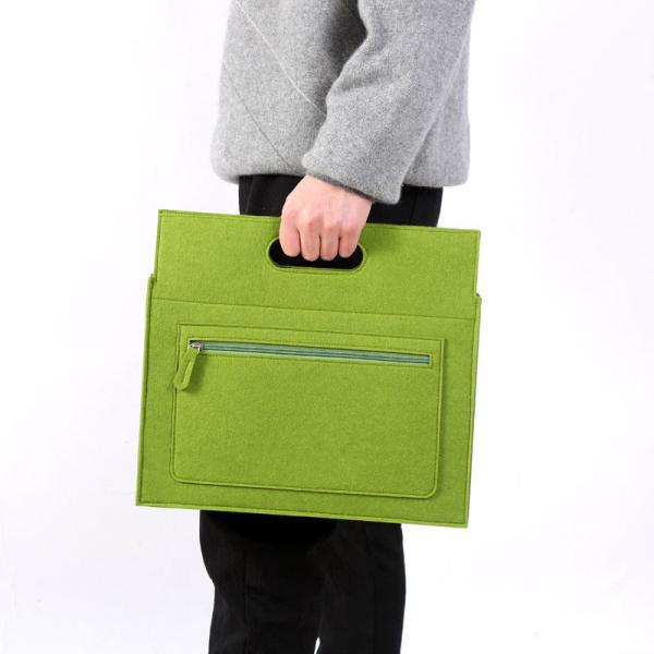 OEM Handmade Reversible Felt Storage Bag Embroidered Personalized Tote Bag Manufacturer'S Shopping Bag Wholesale Custom Simple Letter Logo Eco