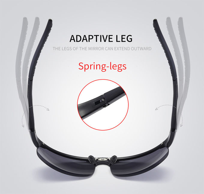 Outdoor Men Bike BSCI SGS Half Frame Glasses Windproof Sports Polarized Sunglasses