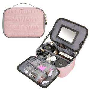 China Makeup Travel Organizer Bag Polyester With Removable Divider wholesale
