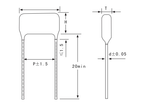 4.7uF 475nF Mpp CBB22 Polypropylene Film Capacitor 400V