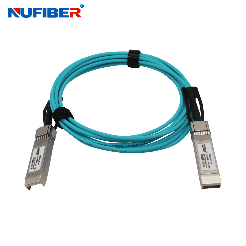 Active Optical Cable 10Gbps SFP+ to 10G SFP+ AOC OM3 Fiber Optical Cable for Data Center