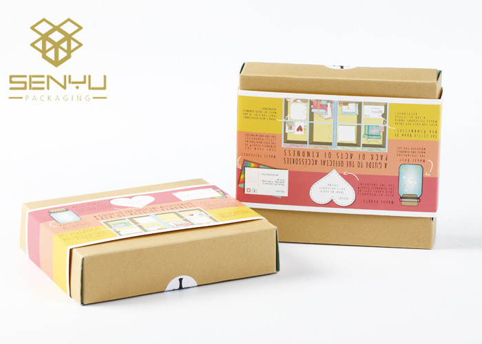 Custom Yellow Long Cardboard Paper Packaging Box CMYK color