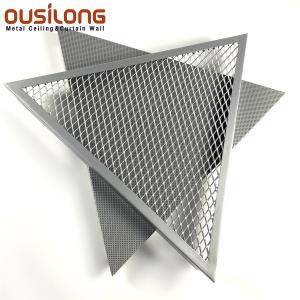 China Decorative Acoustic Rustproof Stainless Steel Ceiling Tiles wholesale