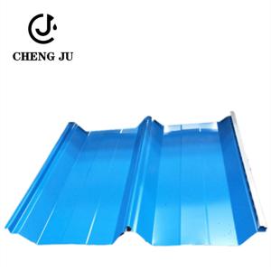 China DX51d Galvanized Steel Roofing Sheets Modern Building Material Blue Color Metal Roof Sheet wholesale