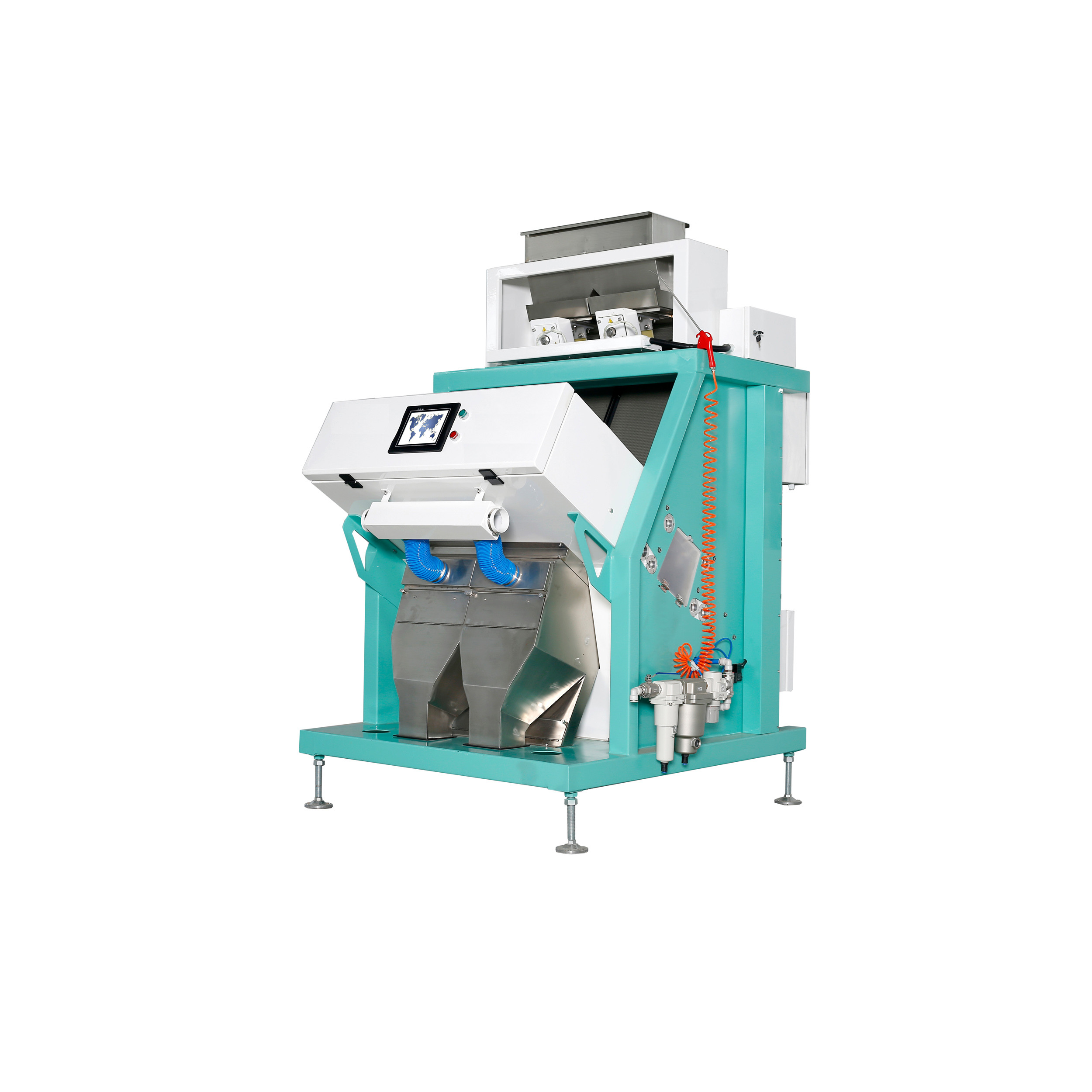 99.99% Accuracy 128 Channel Rice Colour Sorter Machine