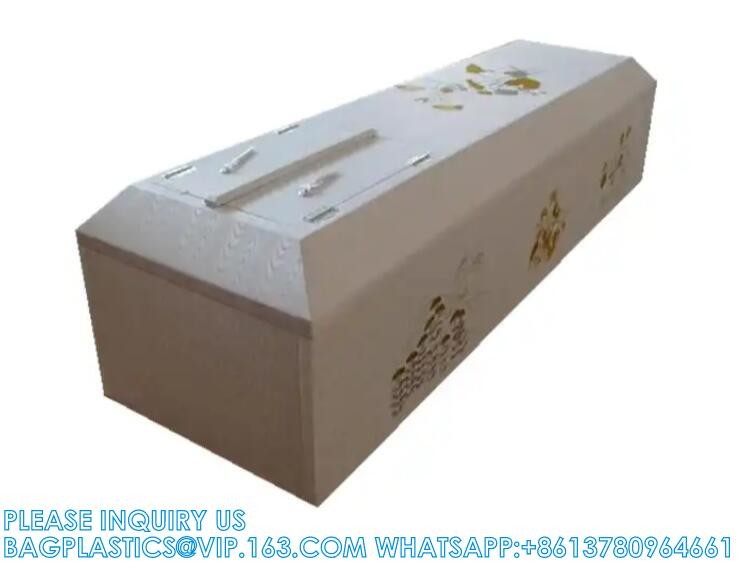 Japanese Burial Supplies Hand-Carved Foldable Wooden Casket Coffin Funeral Supplies Burial Wood Casket Coffin