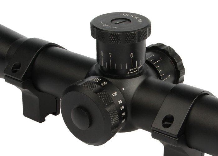 8 - 32x50SF Long Distance Shooting Scopes 50mm Objective Diameter Black Color