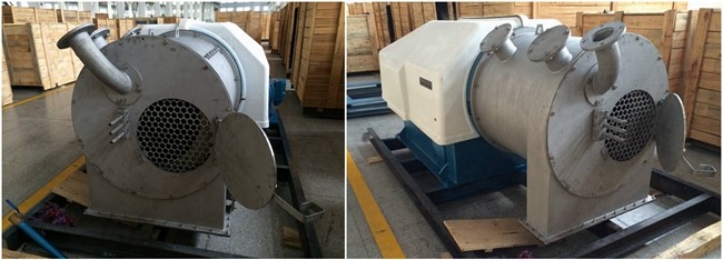 Two - Stage Pusher Centrifuge Model PP Perforated Basket Salt Centrifuge
