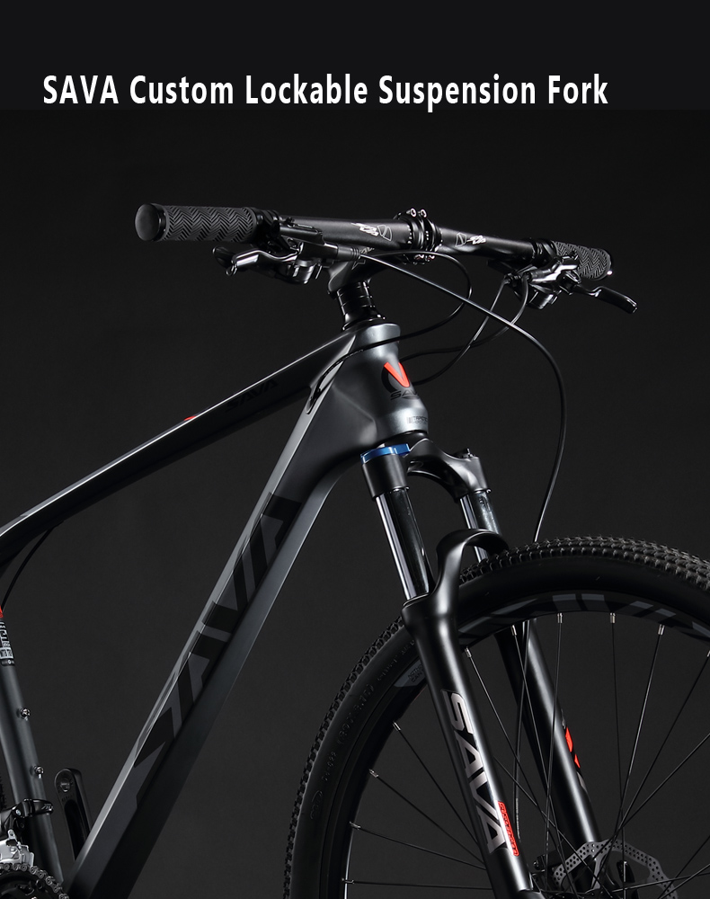 SAVA 29x19 Carbon Mtb Bicycle 12.8kg Aluminum Alloy Fork Rim