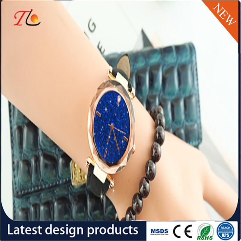 Wholesale Women's Watches PU Watch Band Alloy Case PU Watches Color Dial with Diamond Fashion Watch