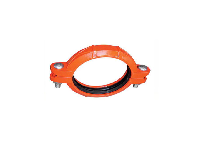 Flexible Grooved Coupling , Ductile Iron Grooved Fittings 2 Inch Class300