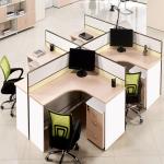 Standard Size Office Furniture Partitions , Modern Workstations Benches