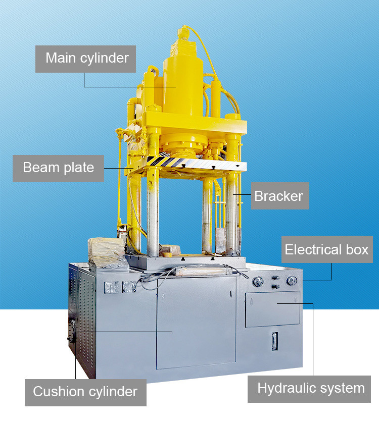Low Noise Metal Forming Embossing Press Heavy Duty Hydraulic Press