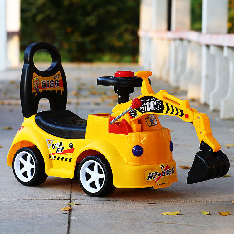 Sliding Car Pushing Car Toddler Ride On Toy Car Style Handcart Gift for Boys and Girls