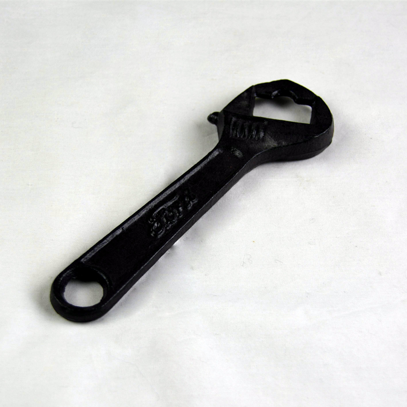 Spanner Shape Cast Iron Bottle Opener