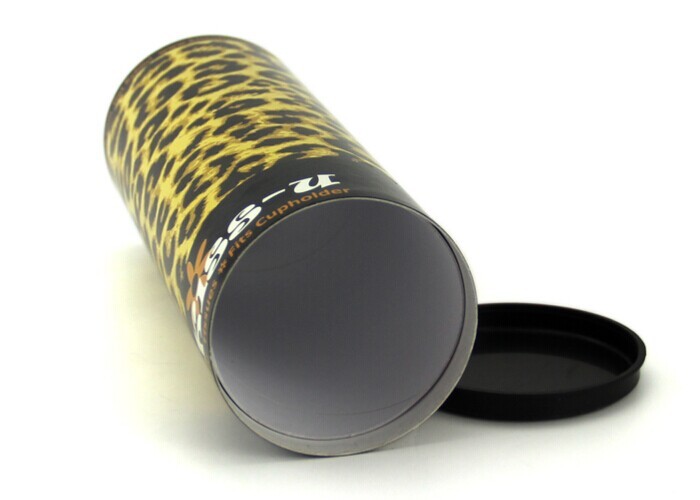 OEM Labeling Tissue Paper Tube Packaging with Recyclable Strech Cap Cardboard Cylinders