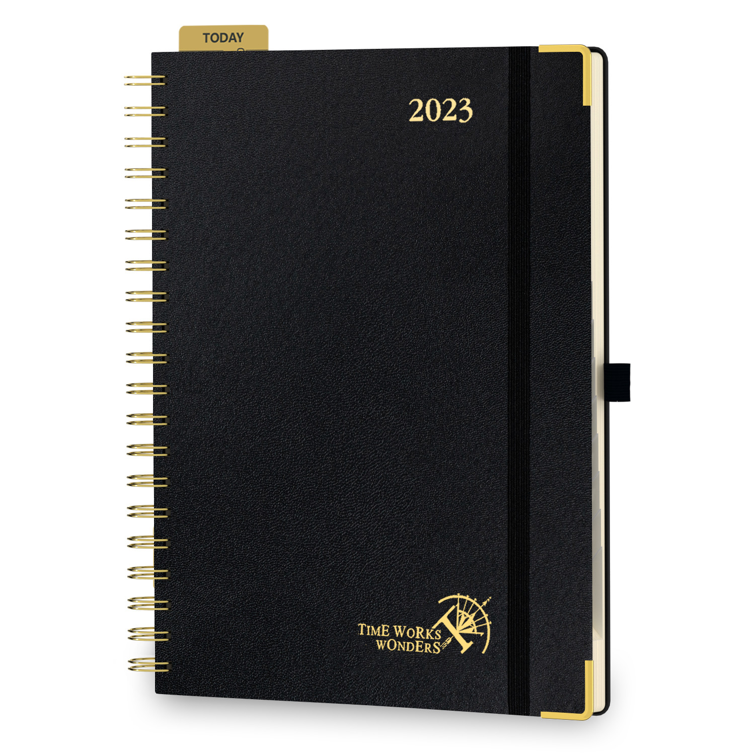 Wirebound Executive Planner 2023 , Weekly Schedule Custom Monthly Planner