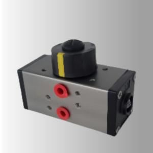 China Aluminum Body Small Pneumatic Actuator Dual Acting Portable Pneumatic Valve Actuator wholesale